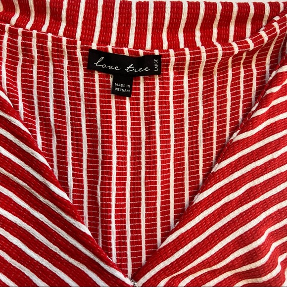 Love tree striped romper LARGE - Picture 11 of 13